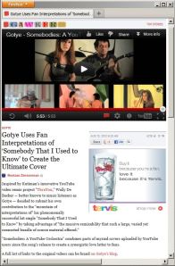 Gawker.com: Gotye Uses Fan Interpretations of ‘Somebody That I Used to Know’ to Create the Ultimate Cover