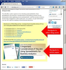 Navigate to other blog posts in the series, or to the white paper for lead generation